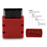 Konnwei Kw902 Bluetooth Red Color OBD-II OBD2 Bluetooth Scanner Auto Fault Detector Diagnostic Tool