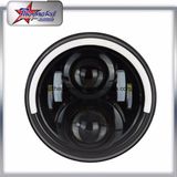 Newest Design 7 Inch 50W High Low Beam Round LED Headlight for Jeep Wrangler Offroad Truck Motorcycle