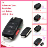Remote Key for Auto Volkswagen Toreg with 4 Buttons 315MHz ID46 Chip