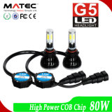 80W 8000lm 6000k LED Headlight Kit H1 H4 H3 H7 COB LED Headlight