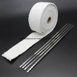 Ceramic Fiber Exhaust Pipe Header Insulation Thermo Wrap