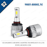 COB High Power S2 LED Headlight Bulbs 9005 COB 12V 8000lm with Fan