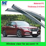 Auto Accesssories Window Visor Deflector Rain Shield for Hodna Accord 14