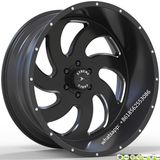 24*14 Xtreme Truck Aluminum Offroad Alloy Wheels 8X165.1/170 5/6X135/139.7