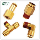 Brass Fitting Straight Connectors 1/2