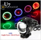 Motorcycle U7 LED Headlight Angle Eyes&Devil Eyes