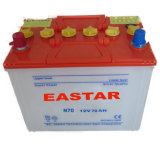 Mf Car Battery/ Lead Acid Battery/DIN75 Mf 12V75ah Starting Battery