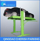 2 Floors Sharing Column Hydraulic Car Parking Lift