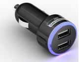 Hot Universal Dual USB 5V 2.1A in Aura Car Charger
