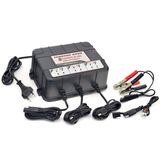 6 / 12 Volt 2 AMP Battery Charger - 3 Banks