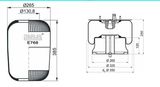 Air Bag Air Spring Rubber Air Spring 768n