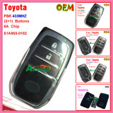 Fsk 433MHz Remote Key with 8A Chip for Toyota 61A965-0182