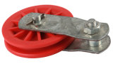 Red Reinforced-Nylon Pulley 2-1/2