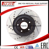 40206-Al500 40206-8j006 Cross Drilled and Slotted Car Brake Disc Rotor