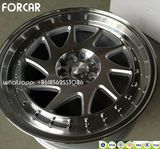 Aluminum Replica Car Rims Solid Rubber Wheel Rotiform