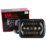 Lantsun LED6485 5''x7'' 6X7 Inch Rectangle High Low Beam LED Headlights for Jeep Wrangler Yj Cherokee Xj H6054 H5054