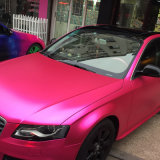 Tsautop New Arrival 1.52*20m Air Bubble Free Self Adhesive PVC Matte Satin Chrome Car Wrapping Vinyl Wrap with RoHS Certification 12 Colors