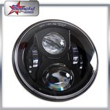 Super Bright 45W High Low Beam Round 7 Inch LED Headlight for Jeep Hummer Harley Motorcycle