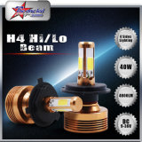 Wholesale 100W 10000lm H1/H3/H4/H7 Super Bright LED Car Headlight 6000k White 4 Side COB Chip LED Headlight Bulb 9005 9006 H13 5202