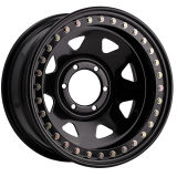 Black Steel Wheel for Jeep 4X4 Beadlock Wheels 6X139.7 Rims