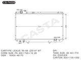 Whole Sale Auto Radiator for  Lexus'95-98 Jzs147 Mt