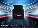 Bluetooth 4.0 APP Display TPMS Tire Pressure Alarm Monitor System OBD Interface Android iPhone