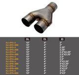 Car Stamped Y-Pipes Connecting Pipe
