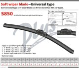 S850 4s Shop Vision Saver Smooth Auto Parts All Season Car Accessories Windshield Rubber Clear Safe View Bracketless Soft Wiper Blade