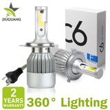 DOT 36W 8000lm High Lumen Vehicle Lights Plug and Play Fan Cooling Super Bright H4 H11 Bulbs C6 Auto Car LED Headlight H7