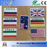 Country Flag 3D Car Chrome Emblem Stickers for Auto Body