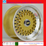 Gold BBS RS Car Alloy Wheels with 15-18inch