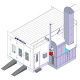 Yft-501 Economical High Efficiency Down Draft Spray Booth