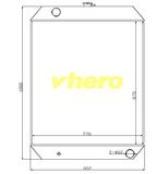 Cooling System Water Cooled Auto Radiator for Technical Vehicle Dh 280