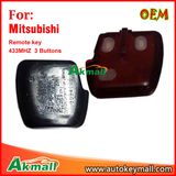 Remote Interior for Auto Mitsubishi Lancer Ex with 433MHz 3 Button Remote Key