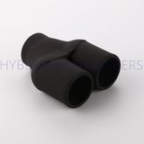 3 Inch Black Painted Stainless Steel Exhaust Tip Hsa1166