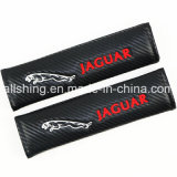 Jaguar Car Logo Seat Belt Carbon Covers Shoulder Pads