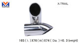 Exhaust/Muffler Pipe for Auto/X-Trail, Made of Stainless Steel 304b