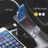 Dual USB Port 2.1A Vehicle Car MP3 Player Wireless FM Transmitter with Car Charging Function Support USB Aux-in Micro SD