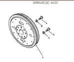 Flywheel of Cummins Diesel Engine