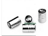 1.5X1cm 4PC Silver Car Tyre Valve Cap Air Dust Caps