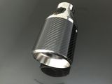 Decorated Carbon Fiber Universal Exhaust Muffler