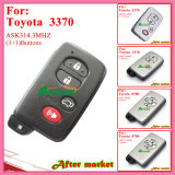 Smart Key for Toyota with 3buttons Ask312MHz 3370 ID74 Wd03 Wd04 Camryyarisrv4reizvios 2008 2013 Silver