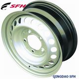 Silver Steel Wheel for Passenger Car (16X6J)