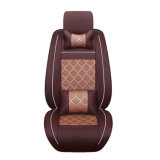 Egd 5-Seats Car Seat Covers PU Leather Front+Rear SUV Auto Cushion All Weather