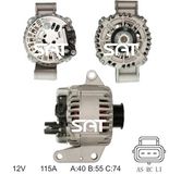 Alternator 12V 115A for Ford