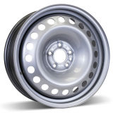 16X6 (5-98) Silver Steel Winter Wheel