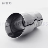 Dual Wall Round Angle Cut 304 Stainless Steel Exhaust Tip