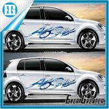 Blue Classic Styles Logo printing Car Body Sticker