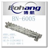 Bonai Engine 6bd1, 6bb1, 6bf1, Jcm Spare Part Isuzu Oil Cooler Cover (9-11281802-1/1-11281-008-1)