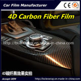 Factory Price! ! ! High Quality Black 4D Carbon Fiber Vinyl Film